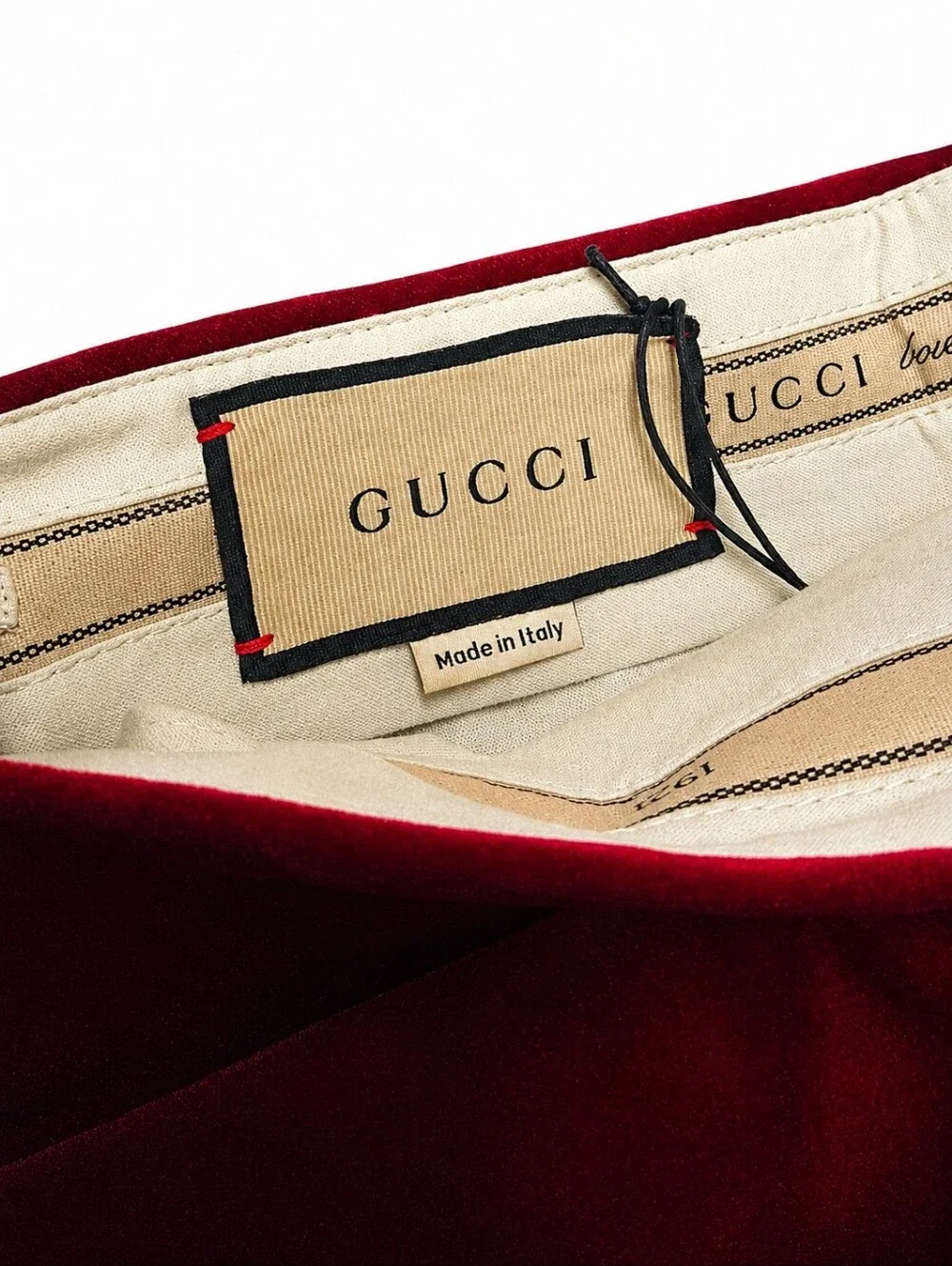 GUCCI | SS21 Bordeaux Stretch Cotton Velvet Buckle Shorts NWT IT 48 US 32